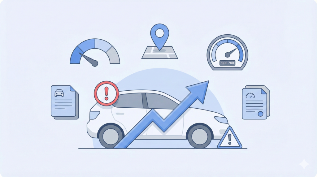 factors that increase car insurance quotes in 2026