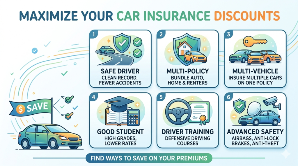 Car insurance discounts