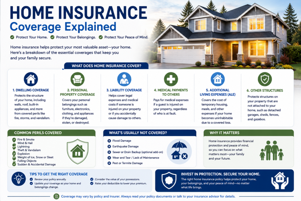 Home Insurance Coverage Explained