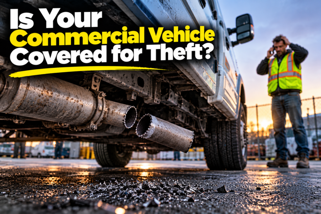 commercial auto insurance stolen catalytic converter